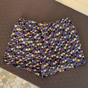Patagonia Women's Purple Patterned Athletic Shorts, Women’s M
